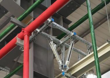宁远该抗震支架的整体式支吊架结构协调性好